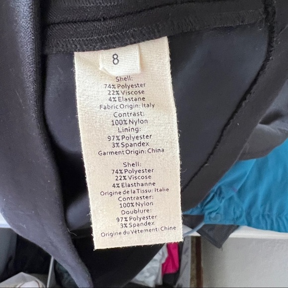 L'AGENCE Black Lace Back Sheath Pencil Dress - Picture 5 of 7